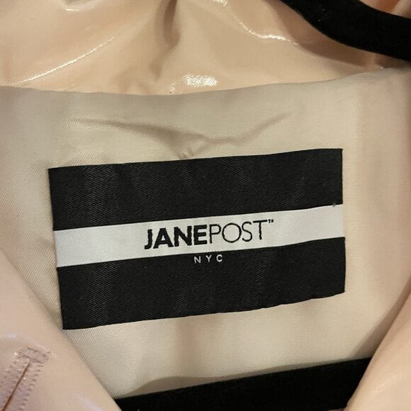 Jane Post Women S Peach Detachable Hood Iconic Princess Rain Slicker Jacket NWT - Picture 8 of 14